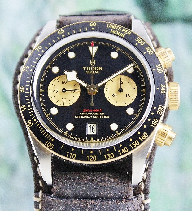 (image for) LIKE NEW UNPOLISHED TUDOR BLACK BAY CHRONOGRAPH AUTOMATIC WATCH / 79363N